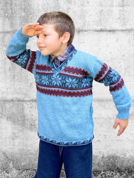 Pull laine alpaga enfant Michele