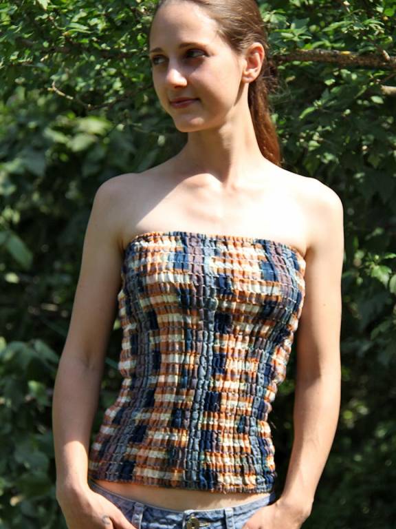 Boho crop top Samba