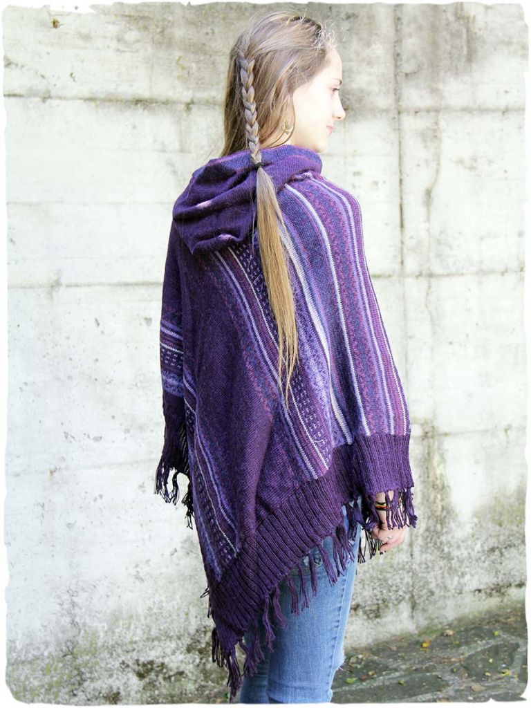 poncho ethnique esmeralda