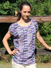 blusa etnica donna afro