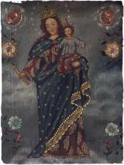 maria auxiliadora quadro ad olio