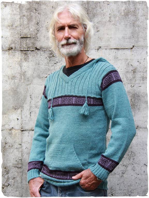 Pull alpaga à capuche Celtico - UNISEX