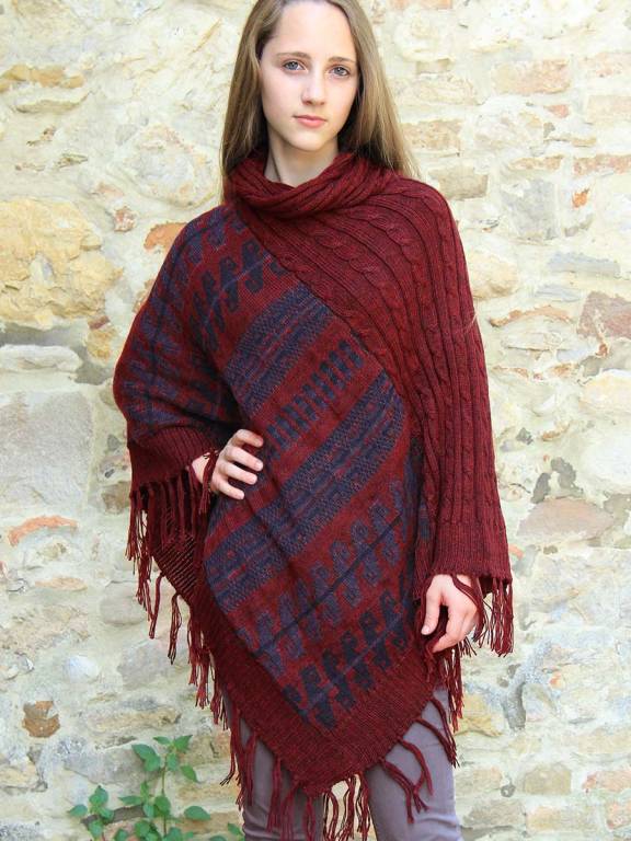 Poncho alpaga Sheila