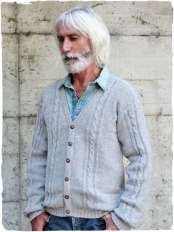 patrick herren wolle strickjacken