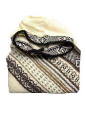 poncho fr weisses alpakamdchen ghita
