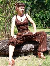 overol hippie luana