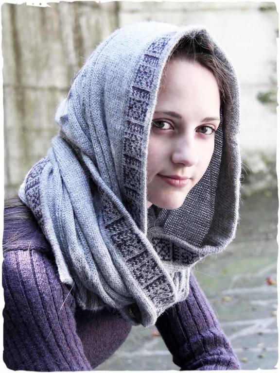Bonnet écharpe en alpaga Tumi