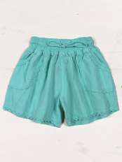 short fille coton bio aurora