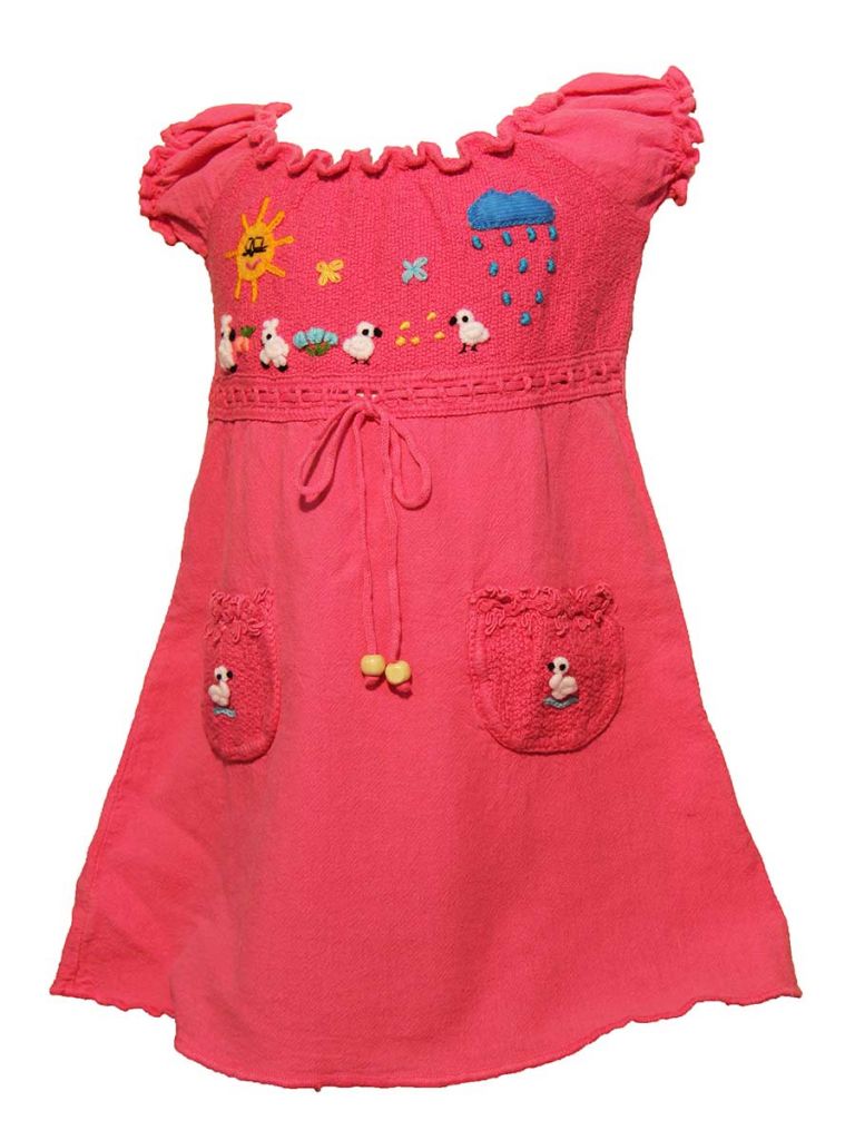 robe fille en coton biologique alba