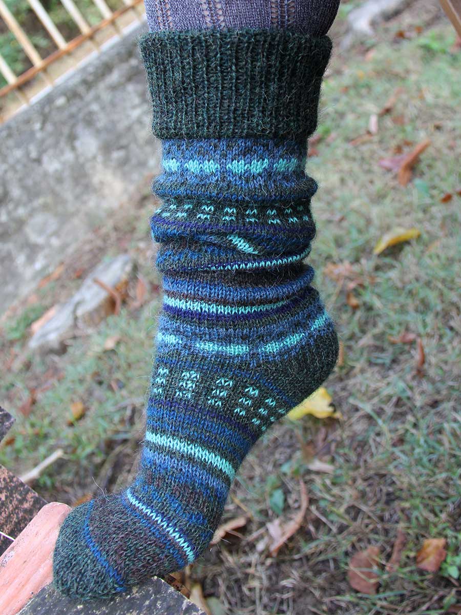 giuditta alpaca knit socks