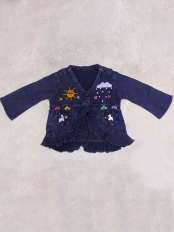 cardigan de algodn bordado nia anna