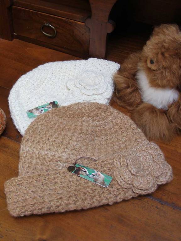 Bonnet d'alpaga au crochet Maria