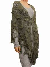poncho de mujer a crochet verde 20 2 penelope