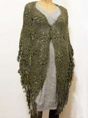 poncho de mujer a crochet verde 20 1 penelope