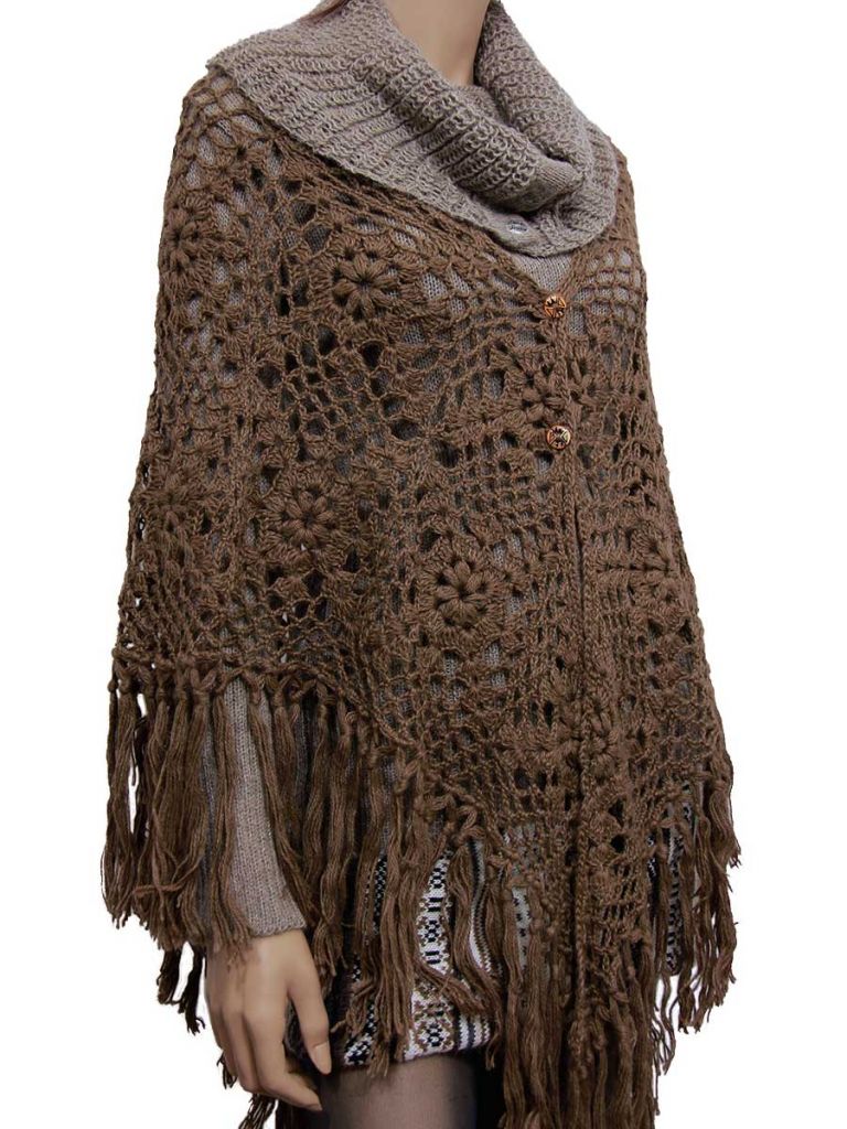 kamelfarbener poncho hkeln penelope cod d
