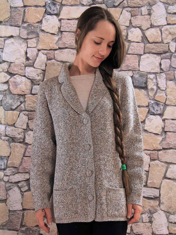 Blazers femme en laine de alpaga Abigail