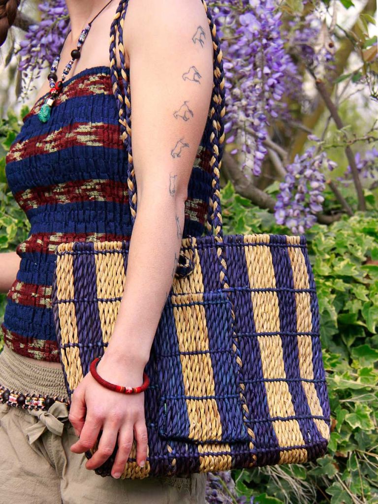 borsa paglia mare kaley