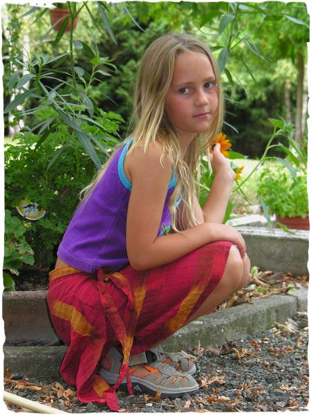 Jupe à porte-feuille Gitana junior