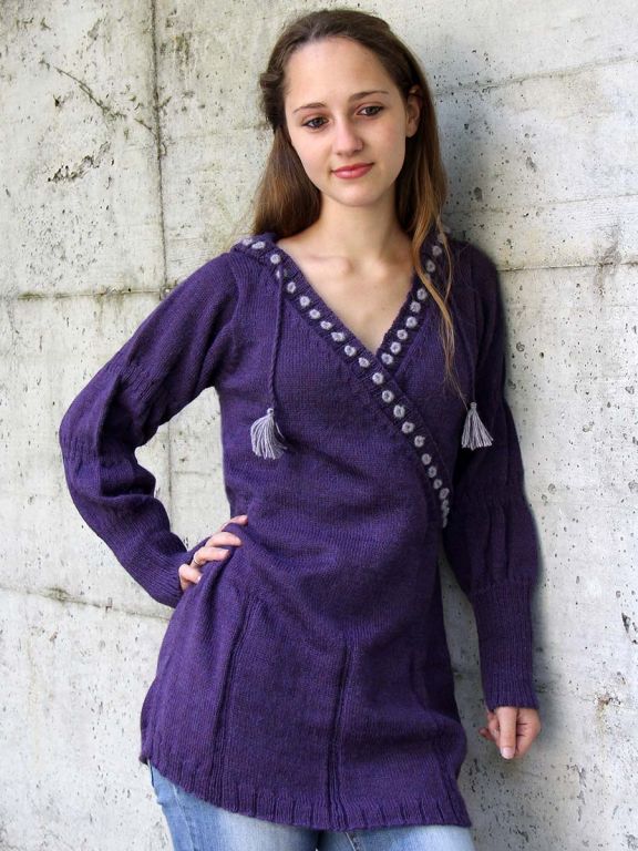 Pull femme en laine