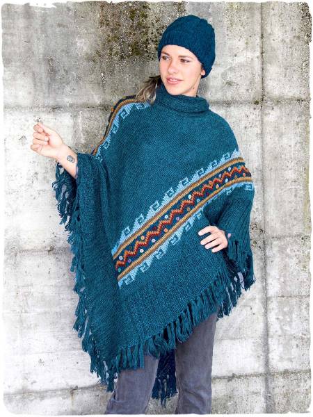 Poncho d'alpaga Ambra