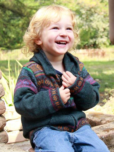 gilet en laine pour enfants