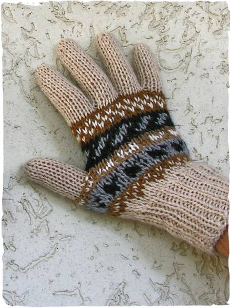 Gants d'alpaga Etnico