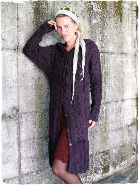 Manteau de laine d'alpaga Dalia
