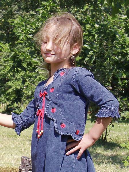 Gilet boléro fille Mariquita