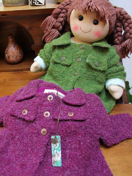 Manteau laine d'alpaga enfant fille Martina