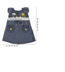 info taglia vestito bambina cotone Alba