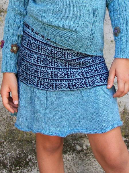 Jupe filles en laine alpaga Priscilla junior
