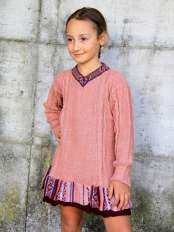 vestito maglia lana alpaca bambina Zoe.