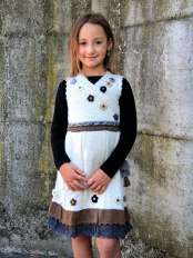 vestito bimba di lana di alpaca Maria pia.