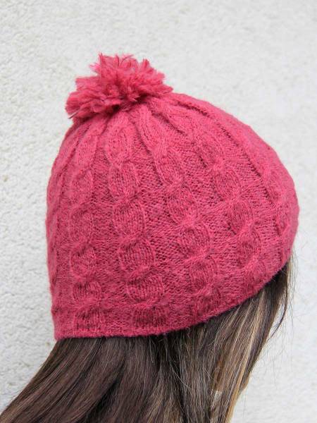Bonnet Alpaga bouclé Eva