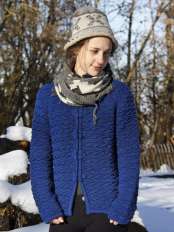 cardigan kira - sciarpa rustica - cap marrita.
