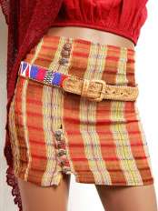 Beatriz fitted mini skirt.
