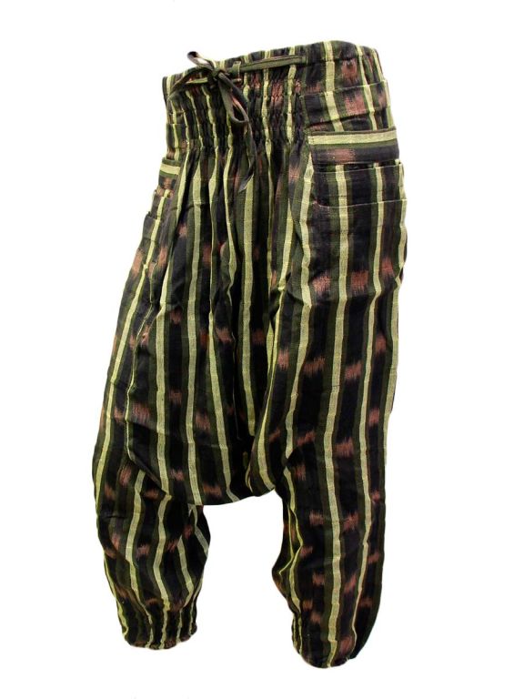 Pantalon Sarouel En Soie Aganovich - Haute Couture Française, Taille 36, Couleur Beige, Neuf Avec étiquettes