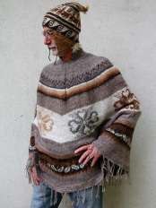 Alpaka Poncho Bolivia 284.