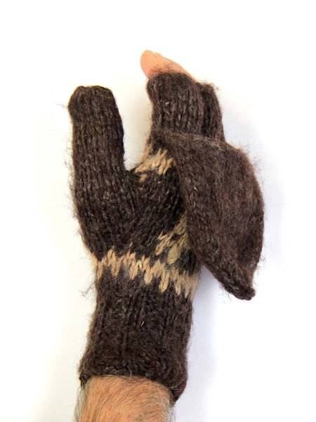 Gucass Mitaines Sans Doigts Avec Capuchon, Gants D'hiver à Rabat, Pour