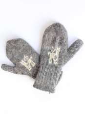 Manoplas de lana alpaca LLamita.