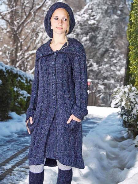 Manteau en alpaga Gina