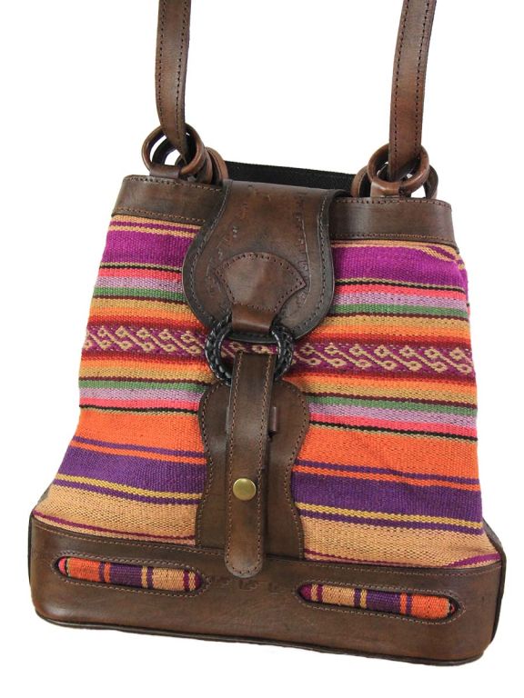 Sac En Cuir Artisanal Prodotto Artigianale - Taille Moyenne - Couleur écru - Bandoulière - Neuf Sans étiquette