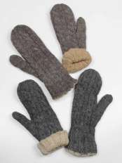 Manoplas de lana de alpaca - Garcia.