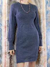 Robe laine bleu Darma.