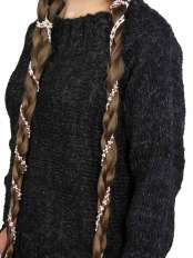 Pull court femme Mercedes.