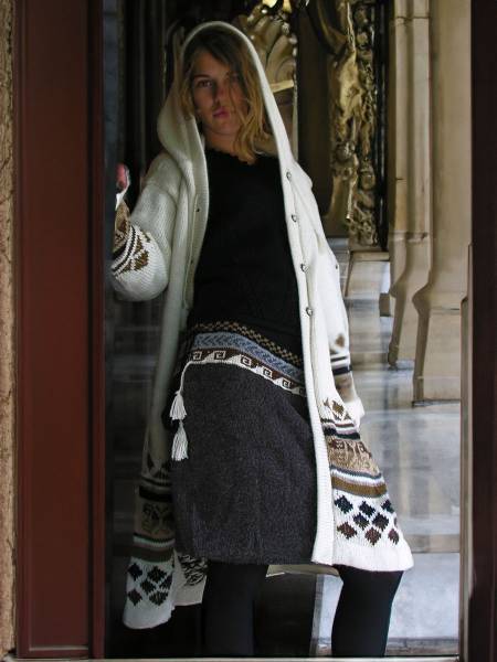 Manteau en laine d'alpaga Susanna