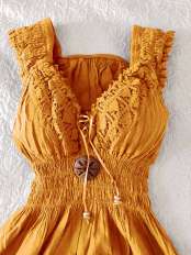 Vestido largo de algodón Asiri.