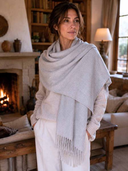 Châle femme chaud Evelyn