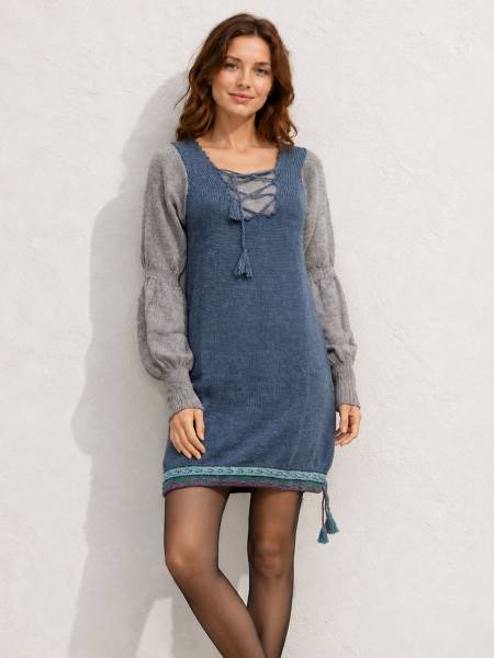 Robe tricotée laine alpaga Cecilia simple